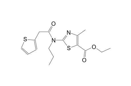 ethyl 4-methyl-2-[propyl(2-thienylacetyl)amino]-1,3-thiazole-5-carboxylate