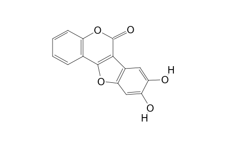 8,9-dihydroxy-[1]benzoxolo[3,2-c]chromen-6-one