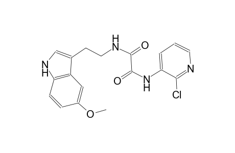 N~1~-(2-chloro-3-pyridinyl)-N~2~-[2-(5-methoxy-1H-indol-3-yl)ethyl]ethanediamide