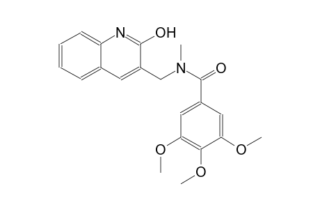 N-[(2-hydroxy-3-quinolinyl)methyl]-3,4,5-trimethoxy-N-methylbenzamide