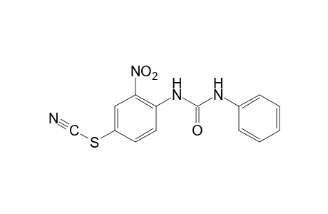 thiocyanic acid, 3-nitro-4-(3-phenylureido)phenyl ester