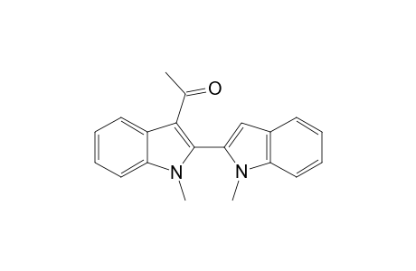 1-[1-methyl-2-(1-methyl-2-indolyl)-3-indolyl]ethanone