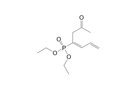 ((E)-1-(2-Oxopropyl)-1,3-butadienyl)-phosphonsaeure-diethylester