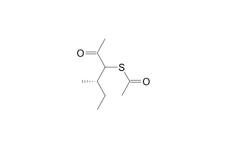(4S)-3-acetylthio-4-methyl-2-hexanone