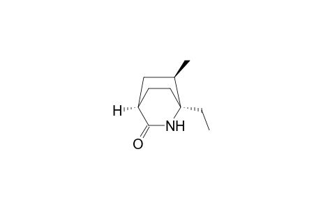 2-Azabicyclo[2.2.2]octan-3-one, 1-ethyl-6-methyl-, (1.alpha.,4.alpha.,6.beta.)-