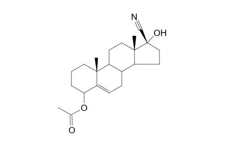Androst-5-ene-17-carbonitrile, 4-acetoxy-17-hydroxy-