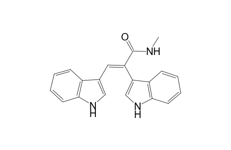 2,3-Bis(3-indolyl)-N-methyl-2-propenamide