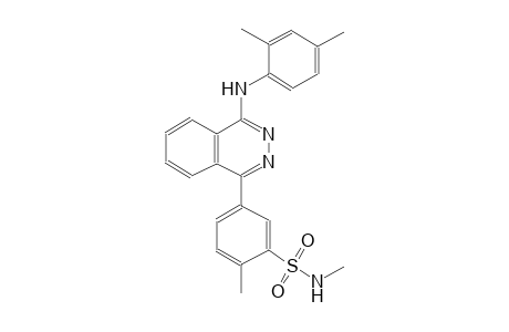 5-[4-(2,4-dimethylanilino)-1-phthalazinyl]-N,2-dimethylbenzenesulfonamide