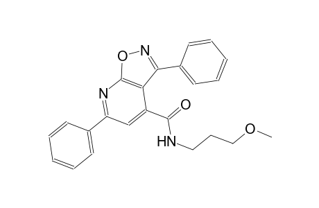 isoxazolo[5,4-b]pyridine-4-carboxamide, N-(3-methoxypropyl)-3,6-diphenyl-