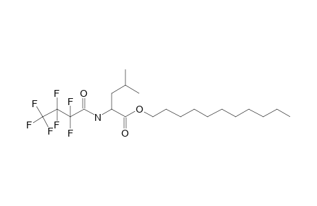 L-Leucine, N-heptafluorobutyryl-, undecyl ester