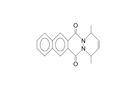 cis-1,4-Dimethyl-1,4-dihydro-benzo(G)pyridazino(1,2-B)phthalazine-6,13-dione