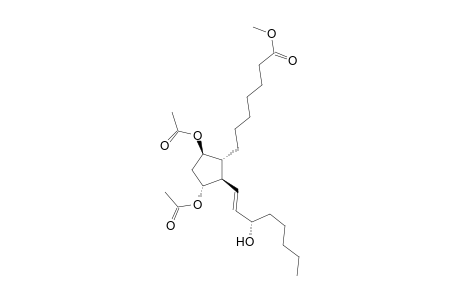 Prost-13-en-1-oic acid, 9,11-bis(acetyloxy)-15-hydroxy-, methyl ester, (9.beta.,11.alpha.,13E,15S)-