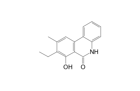8-Ethyl-7-hydroxy-9-methylphenanthridin-6(5H)-one
