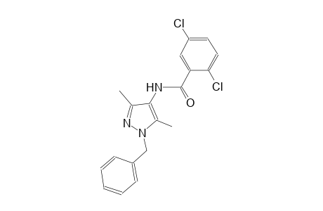 N-(1-benzyl-3,5-dimethyl-1H-pyrazol-4-yl)-2,5-dichlorobenzamide