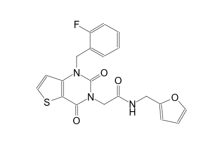 2-(1-(2-fluorobenzyl)-2,4-dioxo-1,4-dihydrothieno[3,2-d]pyrimidin-3(2H)-yl)-N-(2-furylmethyl)acetamide