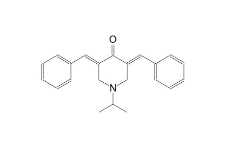 (3E,5E)-3,5-dibenzylidene-1-isopropyl-4-piperidinone