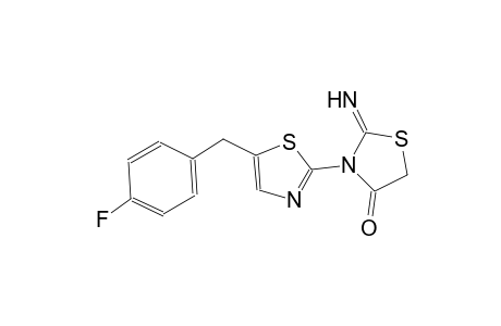 3-[5-(4-fluorobenzyl)-1,3-thiazol-2-yl]-2-imino-1,3-thiazolidin-4-one