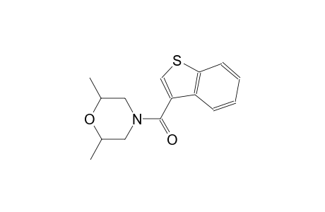 4-(1-benzothien-3-ylcarbonyl)-2,6-dimethylmorpholine