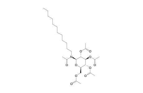 CIS-2,3,4,5-TETRA-O-ACETYL-N-DODECYL-N-(BETA-D-GLUCOPYRANOSYL)-ACETAMIDE
