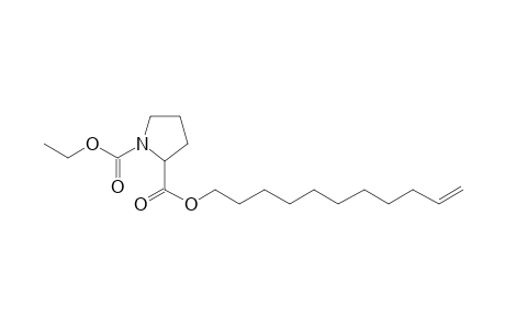 l-Proline, N-ethoxycarbonyl-, undec-10-enyl ester
