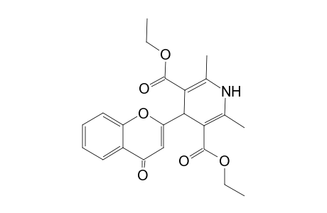 2,6-Dimethyl-4-(4-oxo-1-benzopyran-2-yl)-1,4-dihydropyridine-3,5-dicarboxylic acid diethyl ester