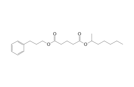 Glutaric acid, hept-2-yl 3-phenylpropyl ester