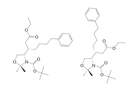 (4S,1'R)-(1'-Ethoxycarbonylmethyl-5'-phenylpentyl)-2,2-dimethyloxazolidine-3-carboxylic acid tert-butyl ester