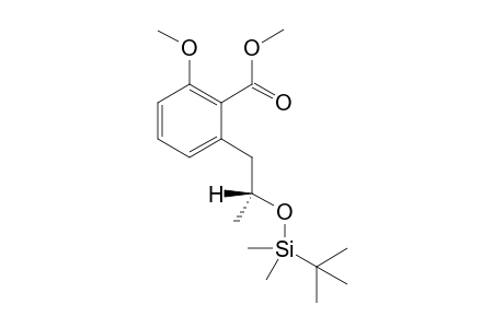 2-[(2R)-2-[tert-butyl(dimethyl)silyl]oxypropyl]-6-methoxy-benzoic acid methyl ester