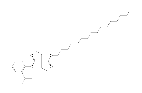 Diethylmalonic acid, hexadecyl 2-isopropylphenyl ester