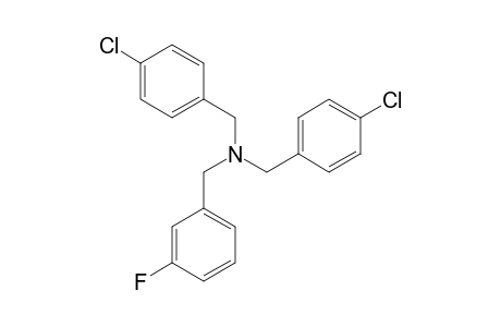 N,N-Bis(4-chlorobenzyl)-3-fluorobenzylamine