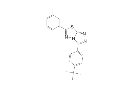 3-(4-tert-butylphenyl)-6-(3-methylphenyl)[1,2,4]triazolo[3,4-b][1,3,4]thiadiazole