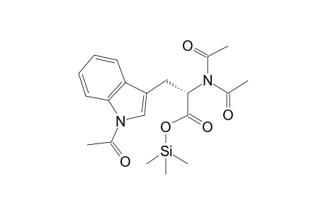 L-Tryptophan, N,N,N -triacetyl, o-tms