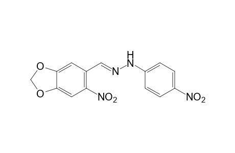 6-nitropiperonal, (p-nitrophenyl)hydrazone