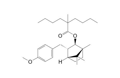 (1R,2R,3S,4R)-3-[(4-Methoxyphenyl)methyl]-1,7,7-trimethylbicyclo[2.2.1]hept-2-yl 2-butyl-2-methylhexanoate