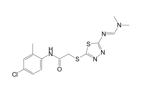4'-chloro-2-{{5-{[(dimethylamino)methylene]amino}-1,3,4-thiadiazol-2-yl}thio}-o-acetotoluidide