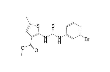 methyl 2-{[(3-bromoanilino)carbothioyl]amino}-5-methyl-3-thiophenecarboxylate
