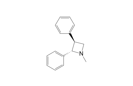 Azetidine, 1-methyl-2,3-diphenyl-, trans-