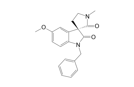 1-Benzyl-5-methoxy-1'-methylspiro[indoline-3,3'-pyrrolidine]-2,2'-dione