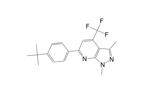 6-(4-tert-butylphenyl)-1,3-dimethyl-4-(trifluoromethyl)-1H-pyrazolo[3,4-b]pyridine