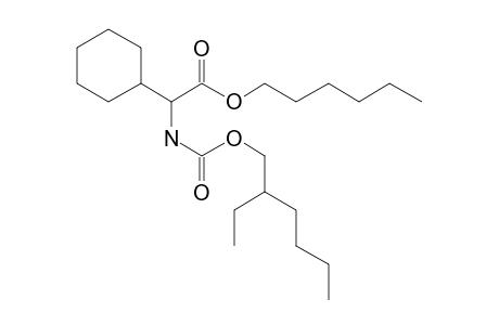 Glycine, 2-cyclohexyl-N-(2-ethylhexyl)oxycarbonyl-, hexyl ester