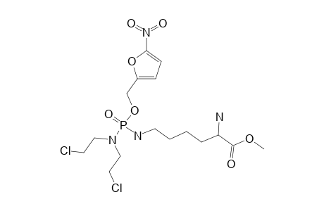 (5-NITRO-2-FURYL)-METHYL-N(EPSILON)-(O-METHYLLYSYL)-N,N-BIS-(2-CHLOROETHYL)-PHOSPHORODIAMIDATE