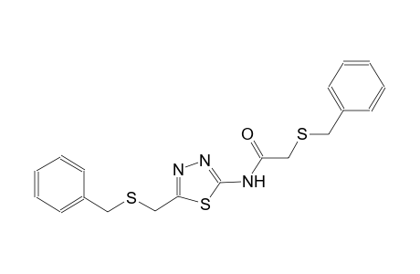 acetamide, 2-[(phenylmethyl)thio]-N-[5-[[(phenylmethyl)thio]methyl]-1,3,4-thiadiazol-2-yl]-