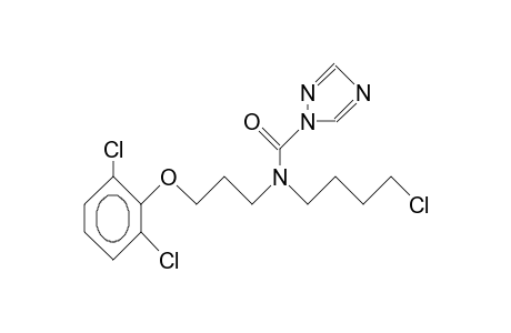 N-(4-Chloro-butyl)-N-(3-[2,6-dichloro-phenoxy]-propyl)-1,2,4-triazol-1-carboxamide