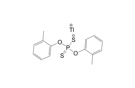 bis(2-methylphenoxy)phosphinothioylsulfanylthallium