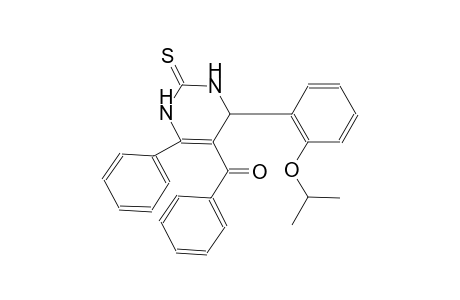 [4-(2-isopropoxyphenyl)-6-phenyl-2-thioxo-1,2,3,4-tetrahydro-5-pyrimidinyl](phenyl)methanone