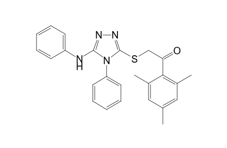 2-[(4-phenyl-5-phenylazanyl-1,2,4-triazol-3-yl)sulfanyl]-1-(2,4,6-trimethylphenyl)ethanone