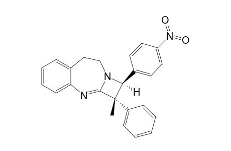 trans-2-Methyl-1-(4-nitrophenyl)-2-phenyl-1,2,8,9-tetrahydroazeto[2,1-b][1,3]benzodiazepine