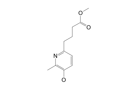 METHYL_MULTIJUGUINATE;2-METHYL-3-HYDROXY-6-(METHYL-4-BUTANOATE)-PYRIDINE