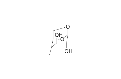 1,6-Anhydro-4-deoxy-4-(C-methyl)-.beta.-D-glucopyranose
