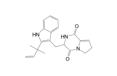 3-([2-(1,1-Dimethyl-2-propenyl)-1H-indol-3-yl]methyl)-2,3,6,7-tetrahydropyrrolo[1,2-a]pyrazine-1,4-dione